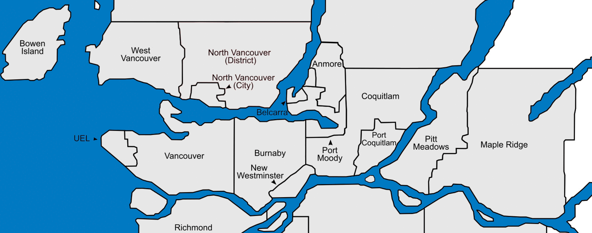 Vancouver municipalities